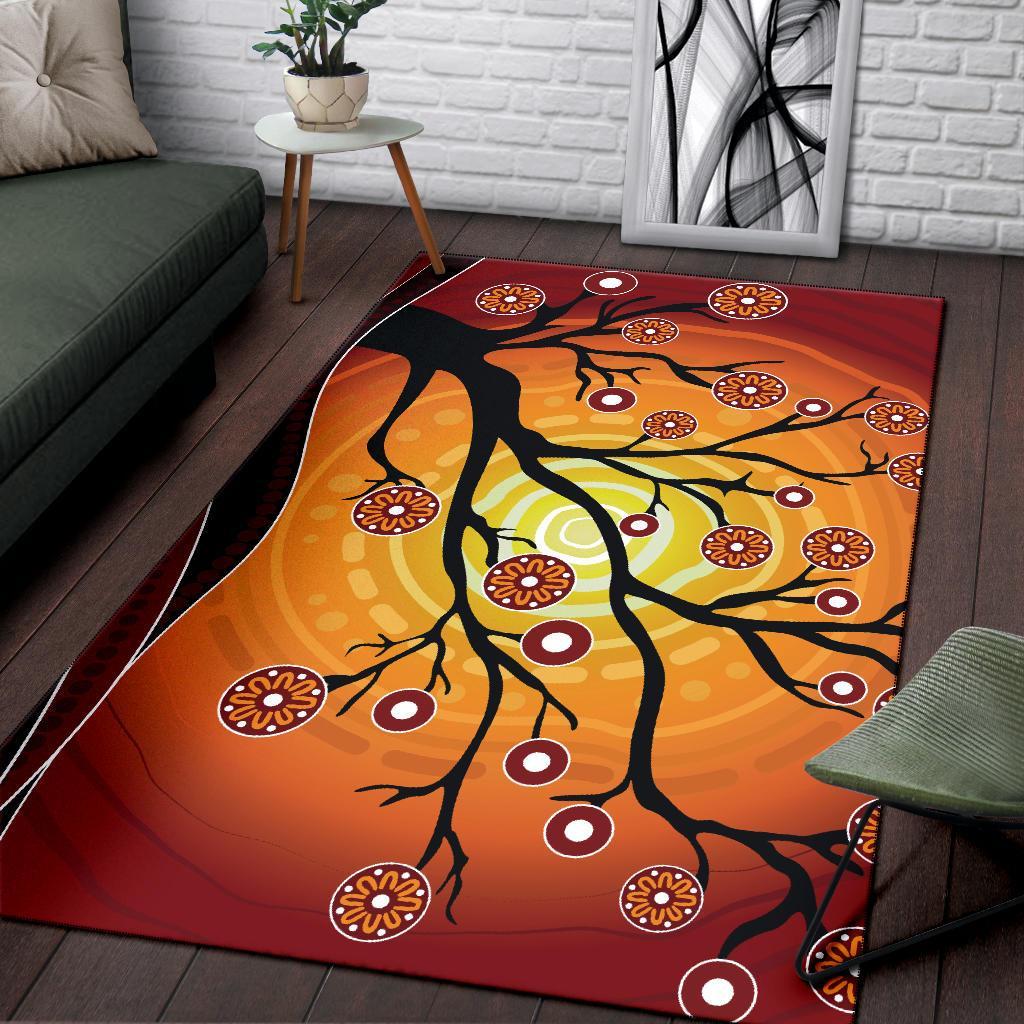 aboriginal-area-rug-tree-in-spring-season