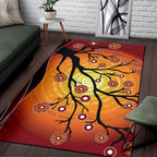 aboriginal-area-rug-tree-in-spring-season