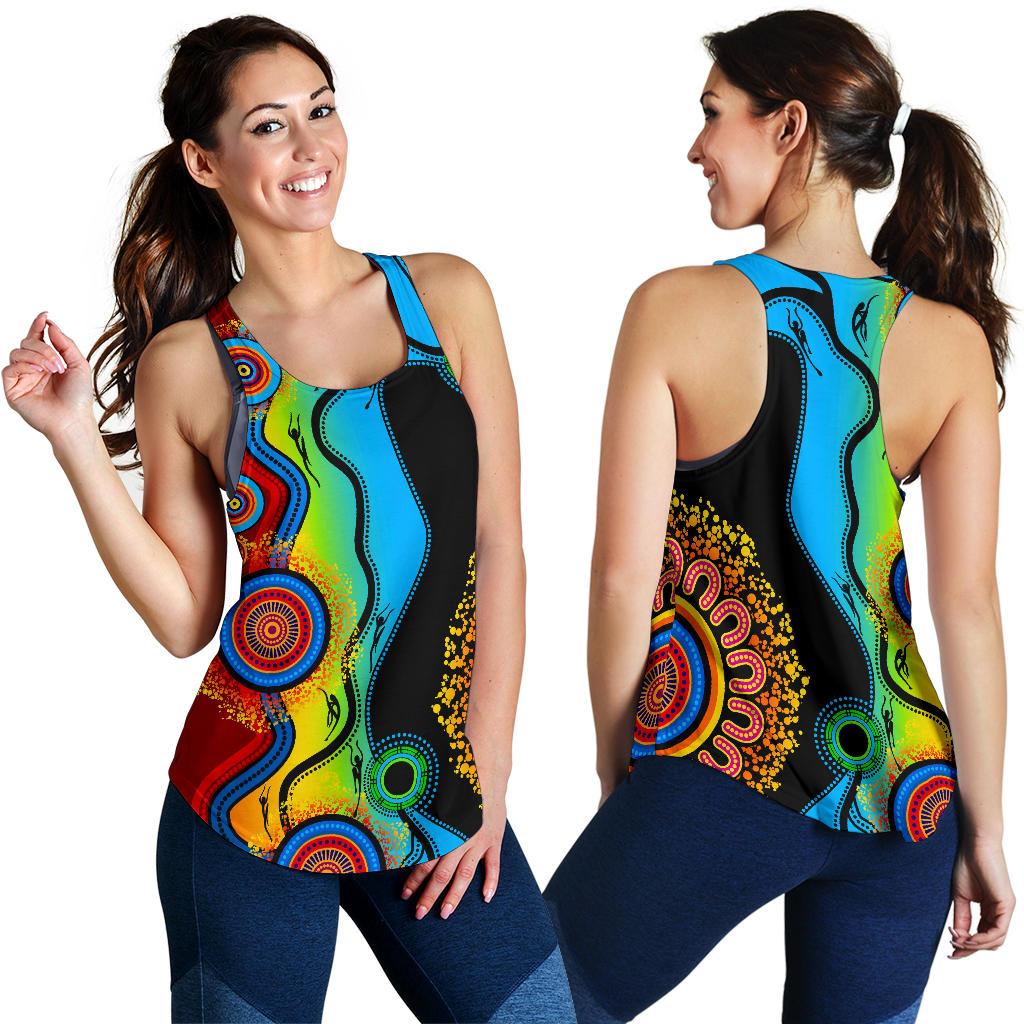 Racerback Tank - Aboriginal Tank Blue Dream - Women - Vibe Hoodie