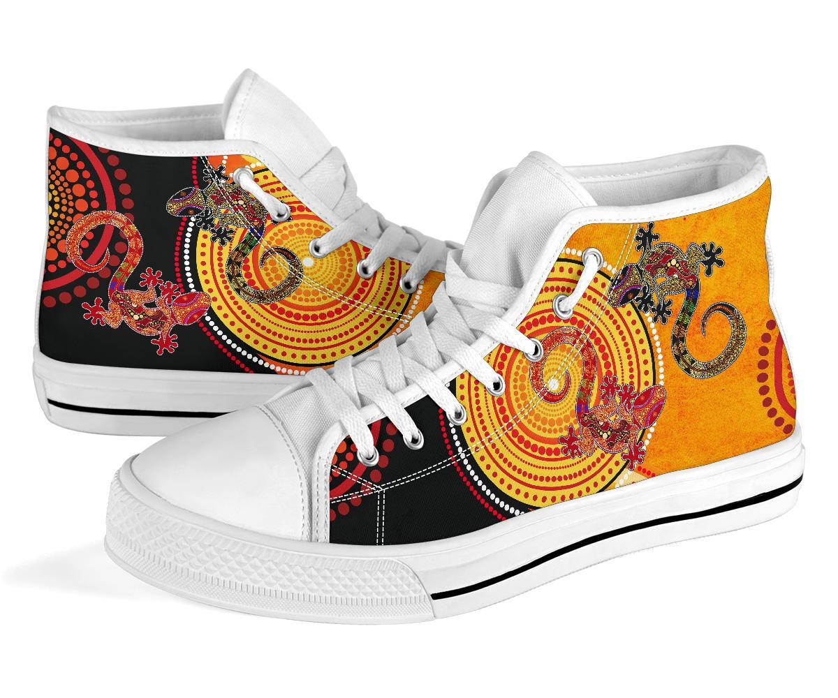 aboriginal-high-top-shoe-couple-aboriginal-lizards