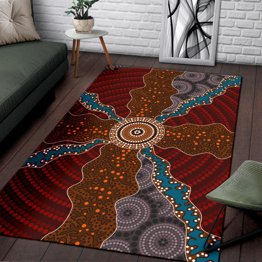 area-rug-aboriginal-dot-painting-rug-ver06