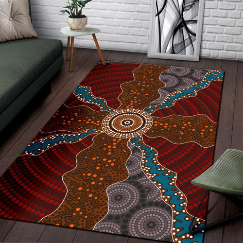 area-rug-aboriginal-dot-painting-rug-ver06