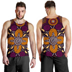 aboriginal-mens-tank-top-flowers-dot-panting-art