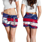 Western Bulldogs All Over Print Women's Shorts - Vibe Hoodie