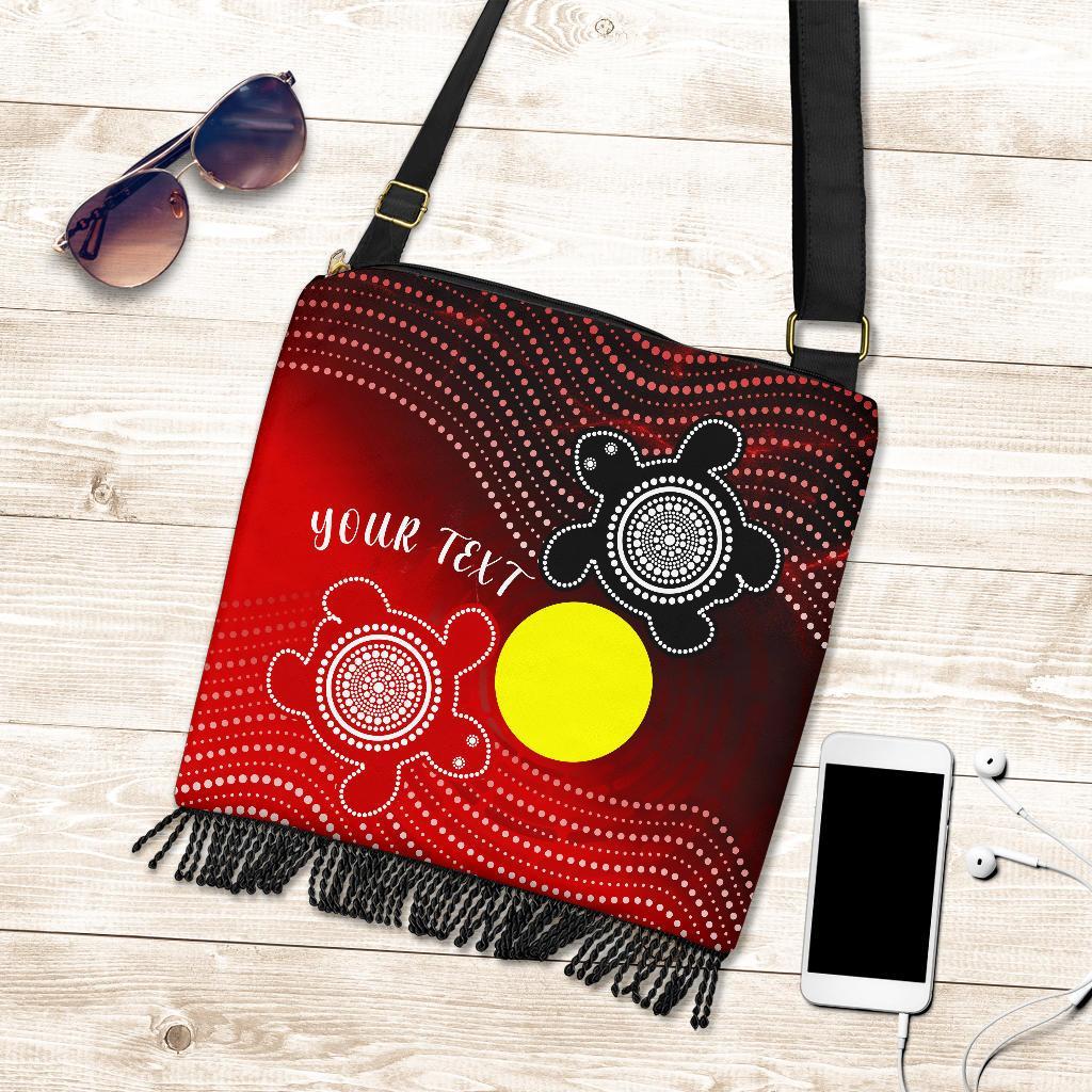 custom-aboriginal-boho-handbag-indigenous-circle-dot-painting-style