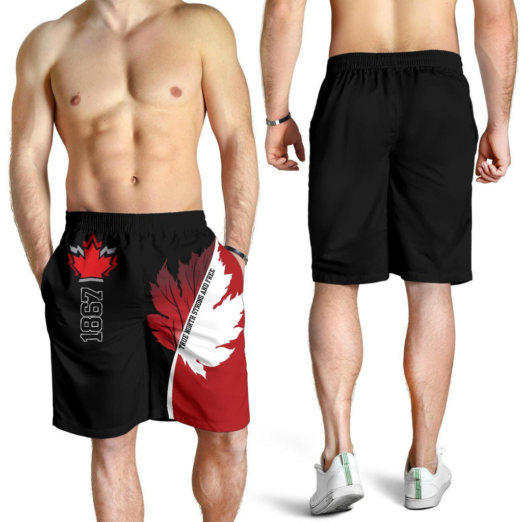 canada-strong-and-free-mens-shorts