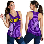 Melbourne All Over Women Racerback Tank Storm - Vibe Hoodie