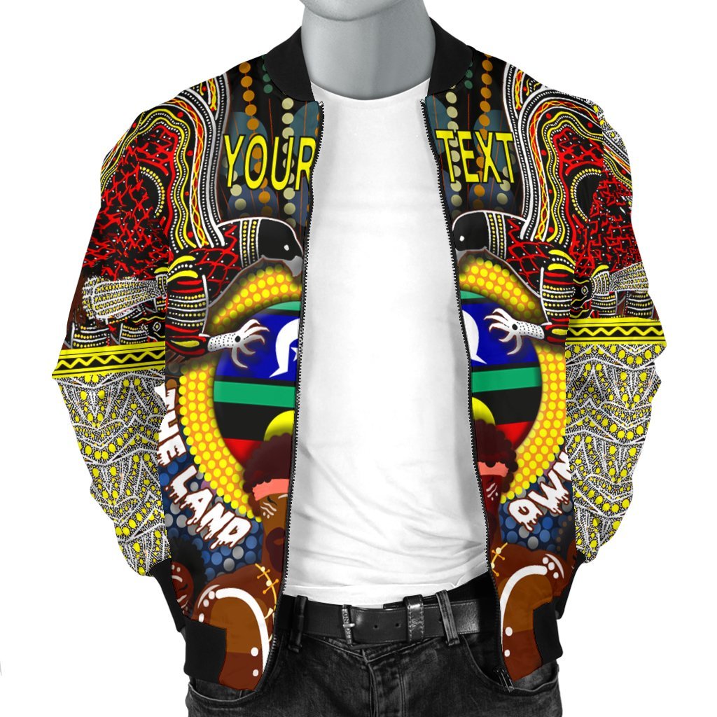 custom-text-the-land-owns-us-mens-bomber-jacket