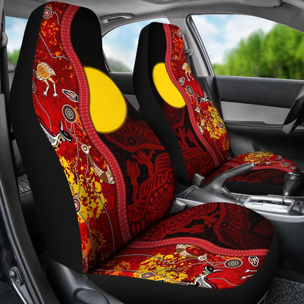 aboriginal-car-seat-covers-red-indigenous-flag