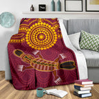 aboriginal-premium-blanket-aboriginal-platypus
