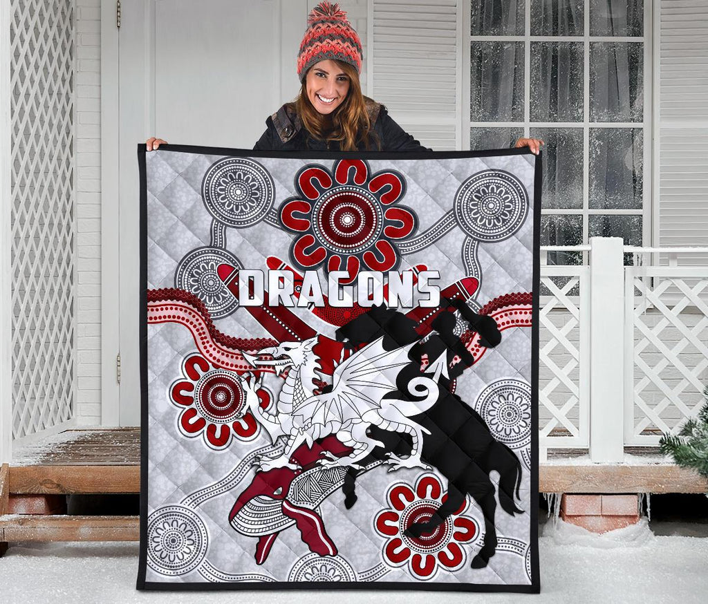 dragons-premium-quilt-st-george-indigenous-white
