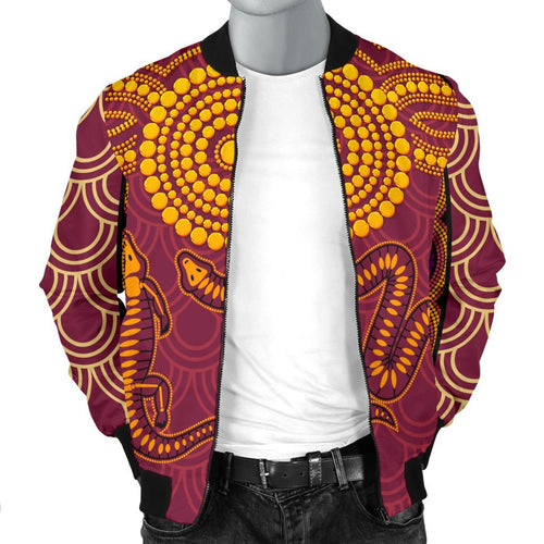 aboriginal-mens-bomber-jacket-aboriginal-snake-and-alligator