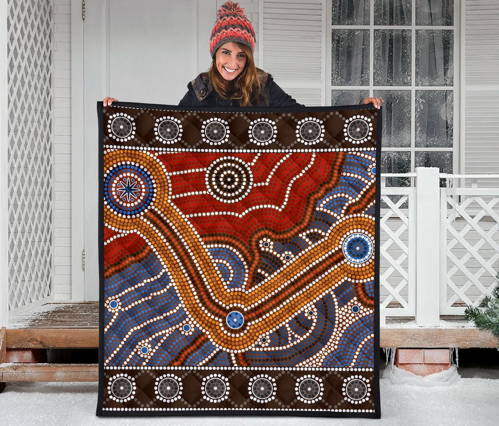 aboriginal-premium-quilt-aboriginal-dot-painting-art-01
