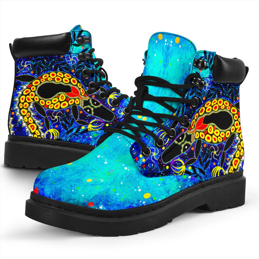 aboriginal-all-season-boots-indigenous-crocodile