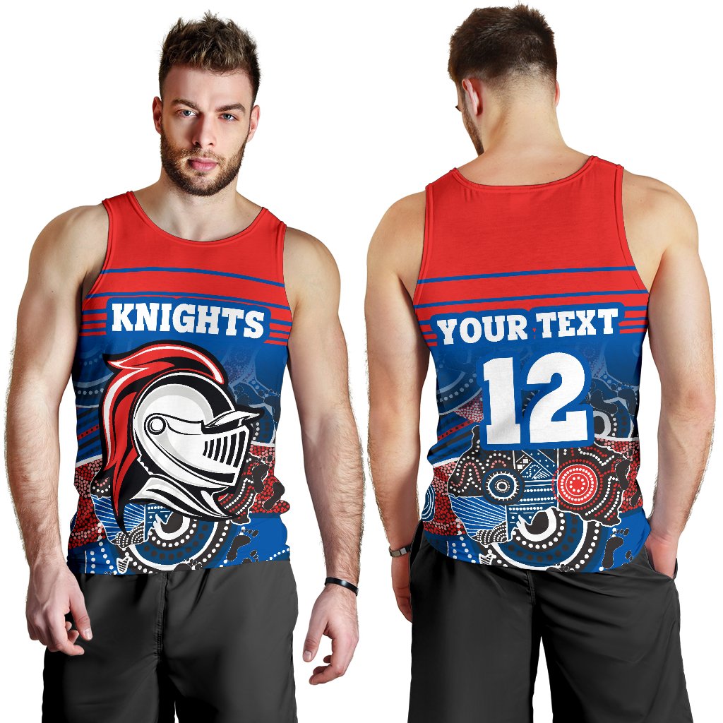 custom-personalised-newcastle-knights-mens-tank-top-aboriginal-horizontal-style
