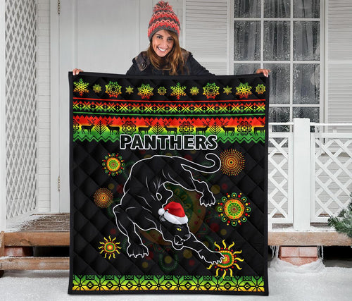 penrith-panthers-christmas-premium-quilt-indigenous