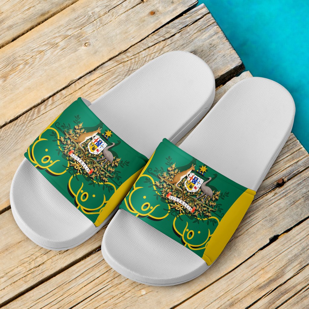 slide-sandals-australian-coat-of-arms-and-koala