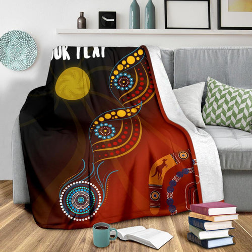 personalised-premium-blanket-flowers-on-the