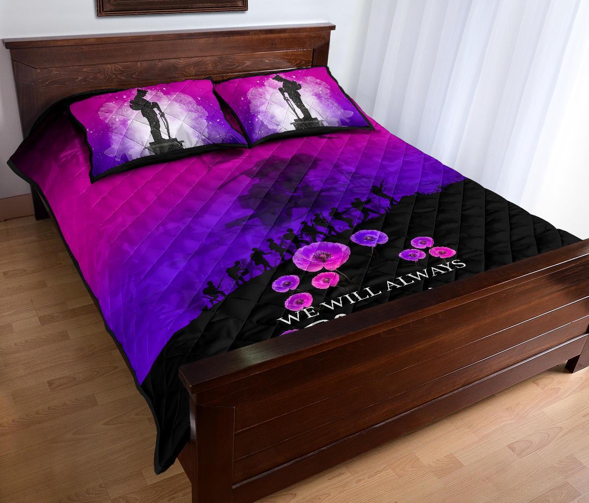 remember-anzac-new-zealand-quilt-bed-set-pink