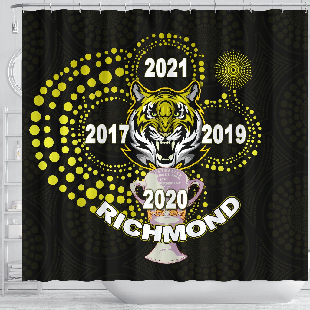richmond-premier-shower-curtain-legendary-tigers-indigenous