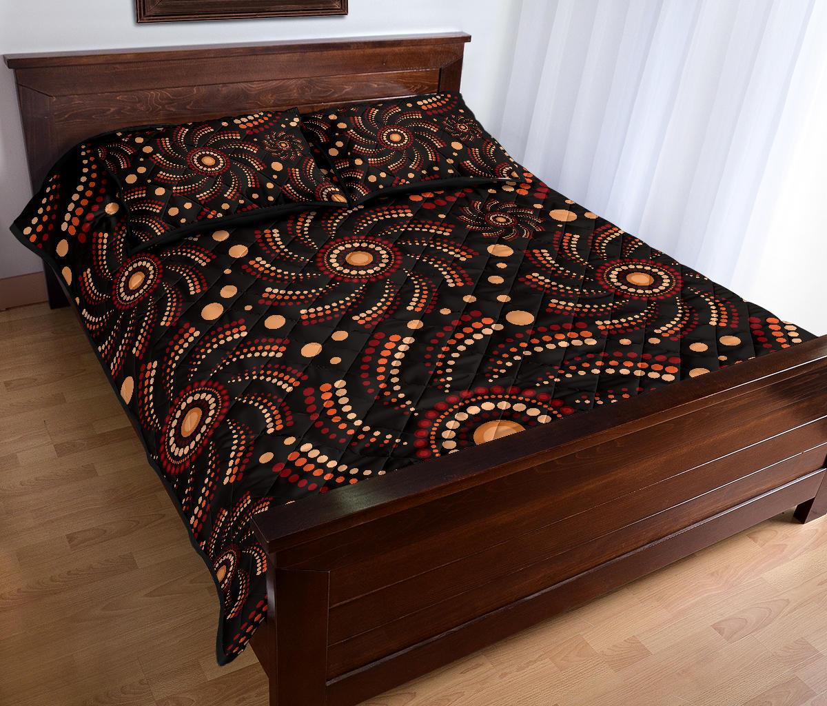 aboriginal-quilt-bed-set-aboriginal-circle-dot-painting-patterns