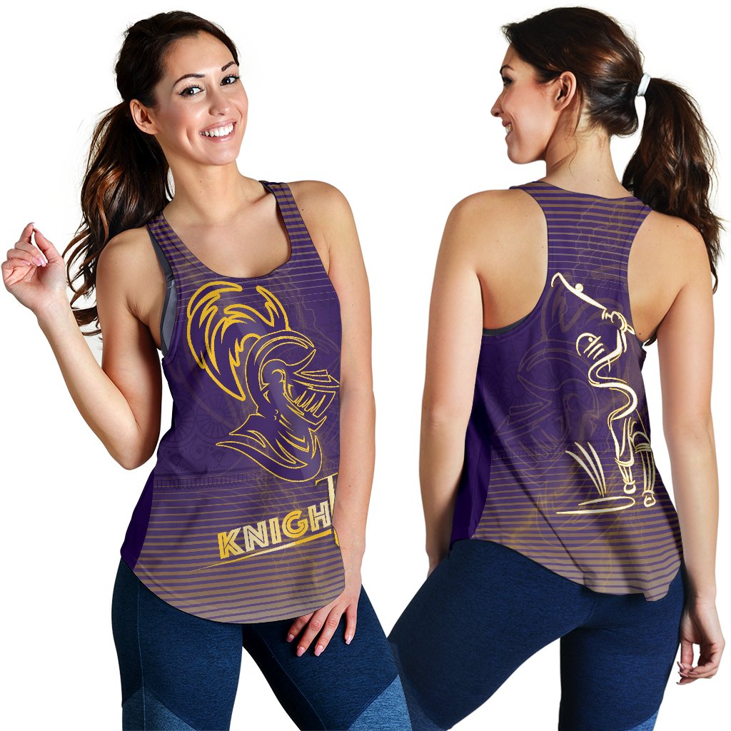 Kolkata Cricket Women Racerback Tank Knight Version KKR - Vibe Hoodie