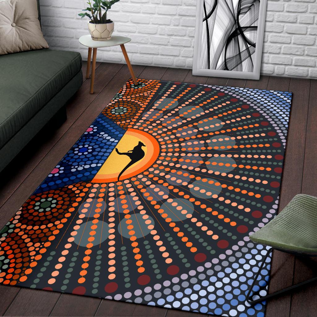 area-rug-aboriginal-dot-painting-rug-kangaroo-ver03