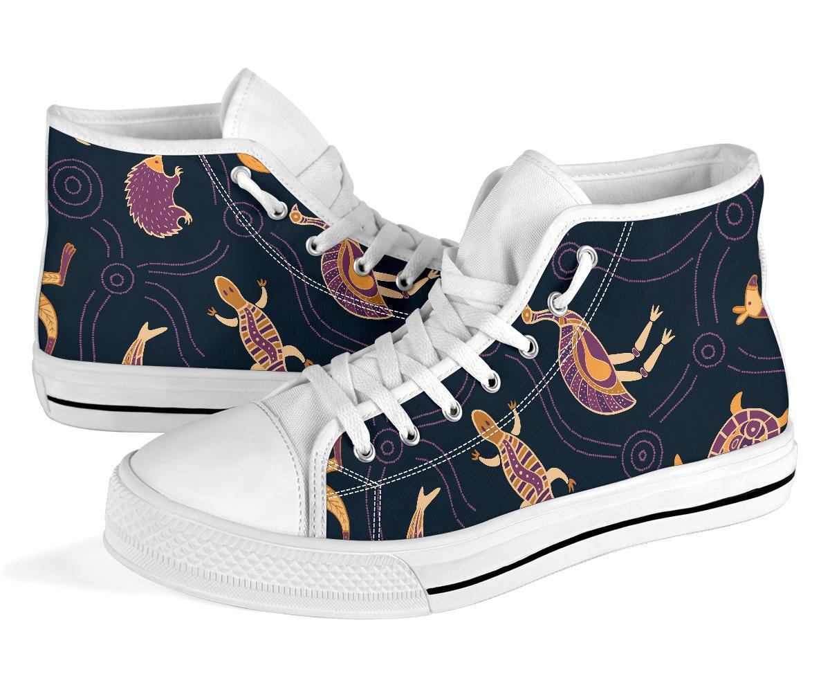 high-top-shoes-indigenous-animals-patterns