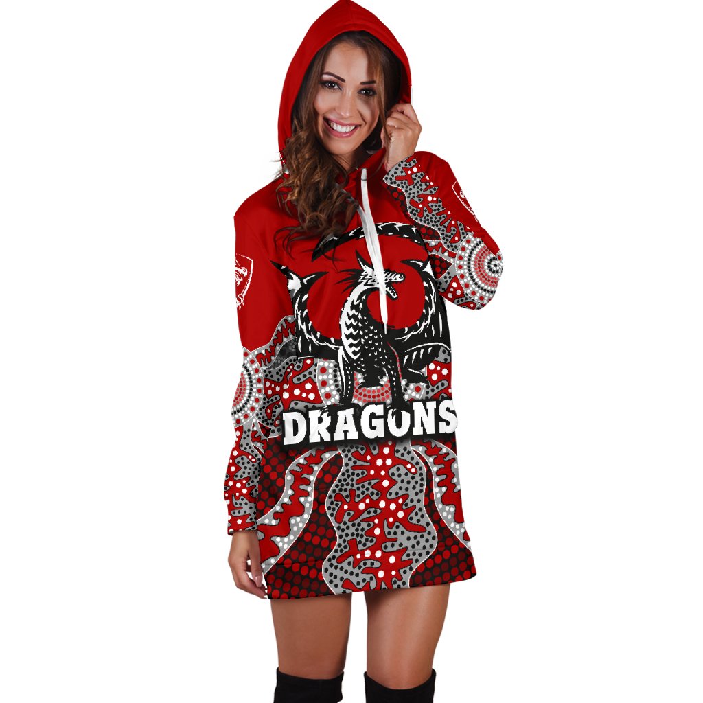dragons-womens-hoodie-dress-st-george-aboriginal-1