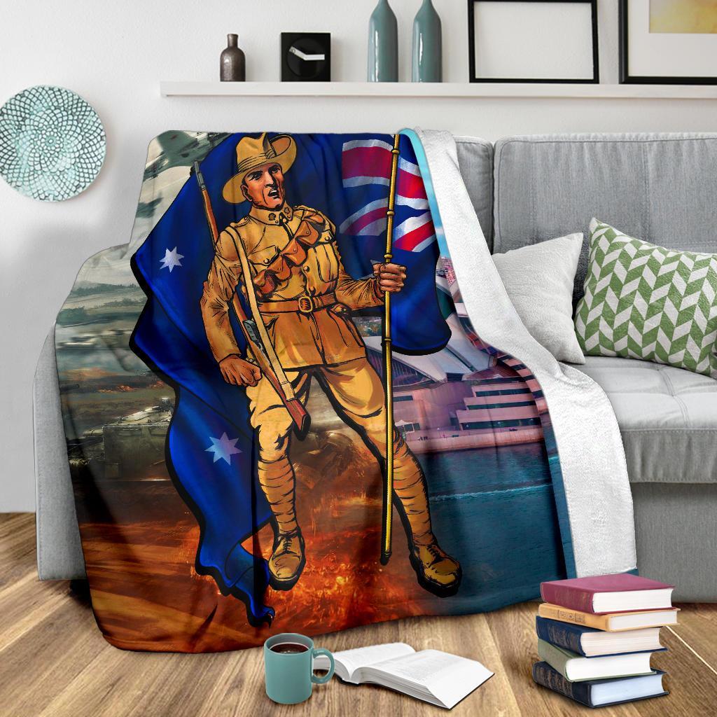 anzac-premium-blanket-australian-soldier