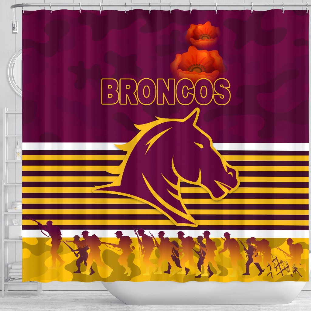 brisbane-broncos-shower-curtain-anzac-day-simple-style-maroon