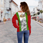 Christmas Women's Off Shoulder Sweater - Merry Christmas Koala - Vibe Hoodie