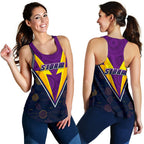 Storm Women Racerback Tank Indigenous Artsy Style - Vibe Hoodie