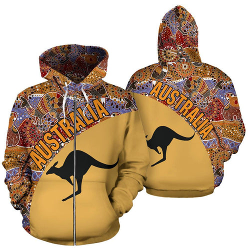 aboriginal-zip-up-hoodie-kangaroo-patterns-koala
