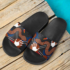 aboriginal-slide-sandals-australian-boomerang-and-snake-indigenous-art