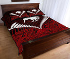 kiwi-silver-fern-classic-quilt-bed-set-red