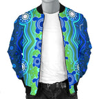 1staustrali-aboriginal-mens-bomber-jacket-aboriginal-turtle-family