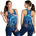 Naidoc Sharks Women Racerback Tank Cronulla Aboriginal Style - Vibe Hoodie