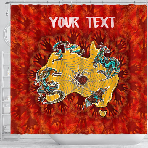 custom-aboriginal-shower-curtain-australia-map-hand-patterns-spider-web
