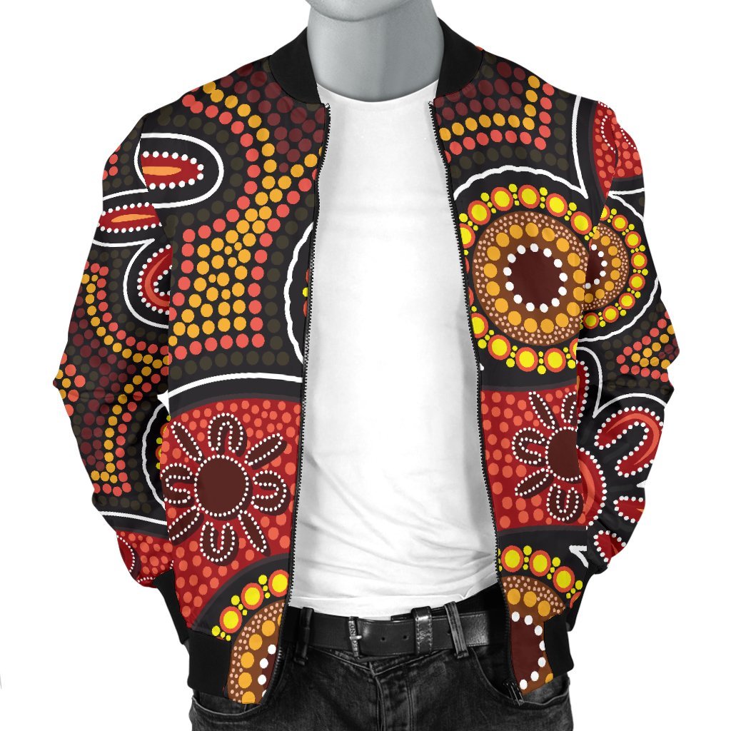 aboriginal-mens-bomber-jacket-indigenous-circle-dot-painting-style-1