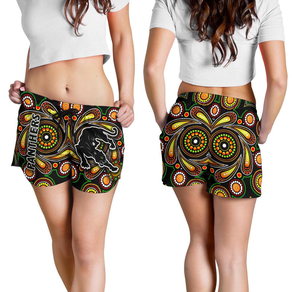 Penrith Women Shorts Panthers Indigenous Vibes - Vibe Hoodie