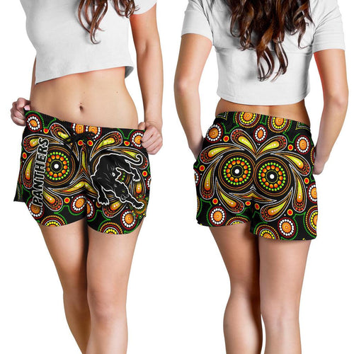 Penrith Women Shorts Panthers Indigenous Vibes - Vibe Hoodie