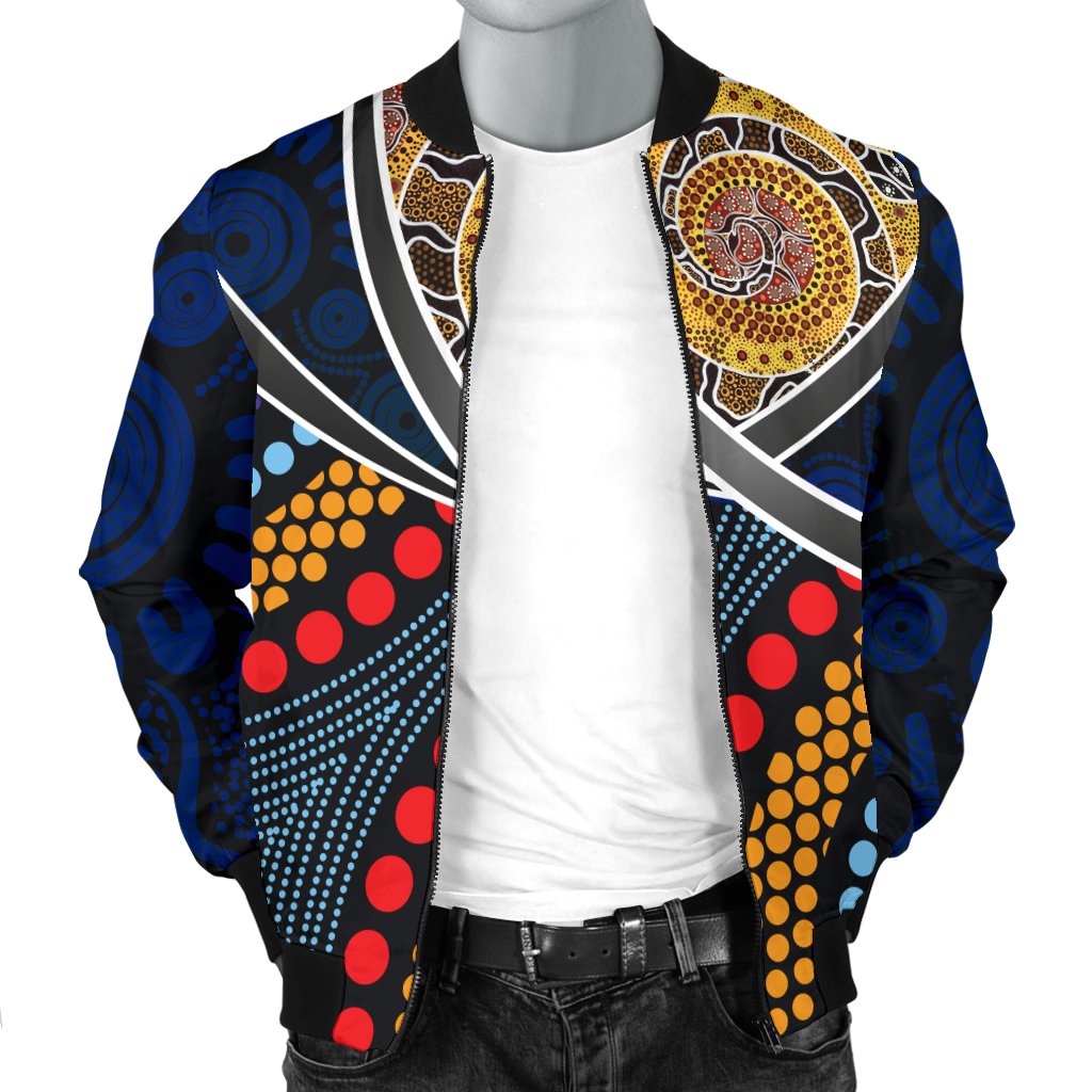 bomber-jacket-aboriginal-dot-panting-art-with-snake-1