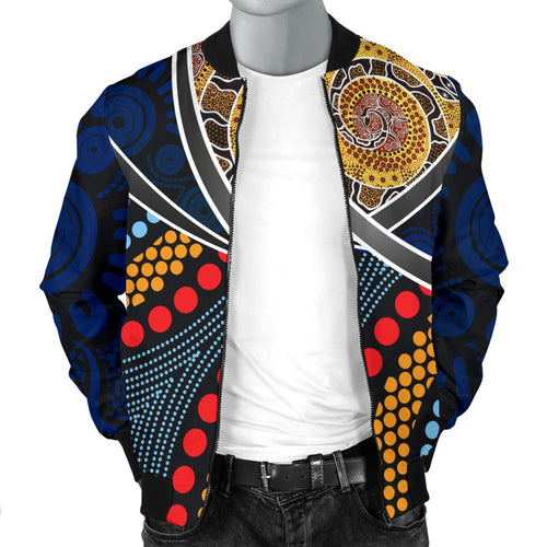bomber-jacket-aboriginal-dot-panting-art-with-snake-1