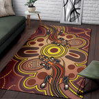aboriginal-area-rug-indigenous-lizard-dot-painting-art