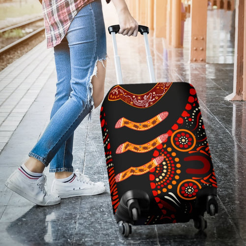 aboriginal-luggage-covers-aboriginal-boomerangs-with-dot-painting-pattern