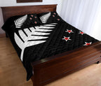 new-zealand-flag-silver-fern-black-with-red-stars-quilt-bedding-sets