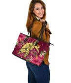 new-zealand-large-leather-tote-turtle-polynesian-hibiscus