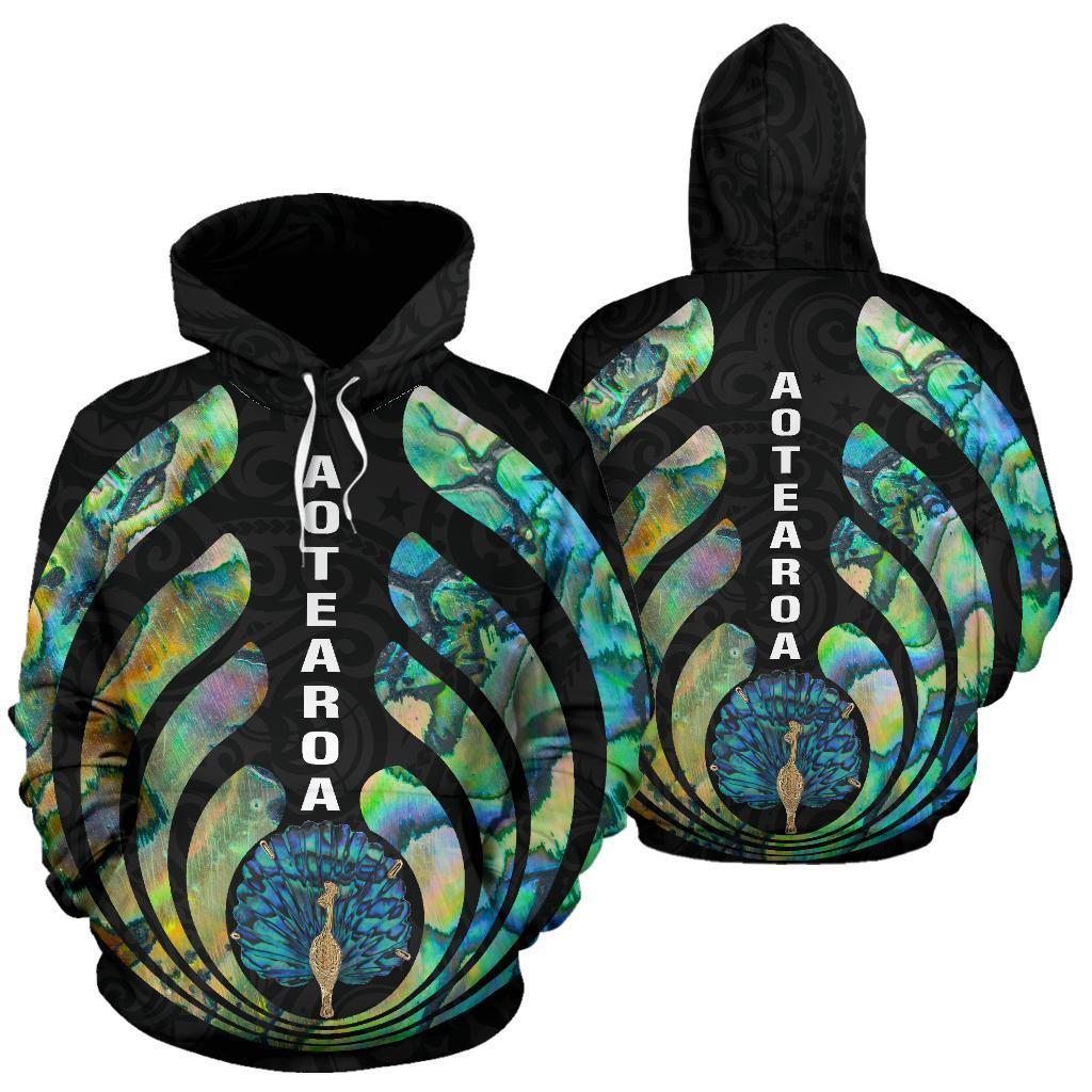 aotearoa-hoodie-peacock-paua-shell