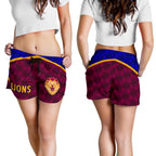 Brisbane Lions Women Shorts Powerful - Vibe Hoodie